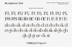 Kavorie - Luxury Ligature Serif Font Product Image 11