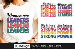 Women Leaders Motivation Quotes SVG PNG Product Image 1