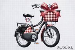 Red Black Glitter Plaid Clipart PNG Product Image 1