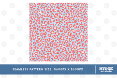 American 4th of July USA Patriotic Leopard Seamless Pattern Product Image 2