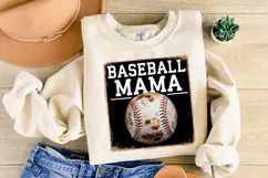 Baseball Mama Clipart | Baseball Png | Sublimation Product Image 2