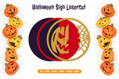 Layered Halloween Sign Lasercut Product Image 2