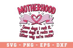 Motherhood Svg |Mother Day SVG Cut file Product Image 1