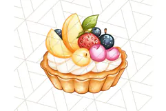 Pastel Summer Treats Clipart PNG, Cute Picnic Fair Food Art Product Image 3
