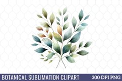 Botanical Sublimation Clipart Product Image 1