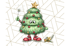Christmas Monster Clipart, Funny Holiday Creature PNG Art Product Image 3