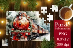 Christmas Puzzles PNG |Kids Puzzles Sublimation 3 Product Image 5