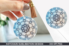 Christmas Keychain Sublimation - Christmas Keychain PNG Product Image 1