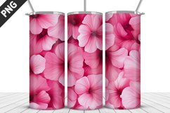 3D Flowers Tumbler Wrap | Sublimation Design | Tumble PNG Product Image 2