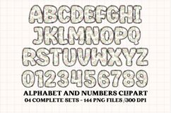 Shabby Chic letters doodle, shabby chic png alphabet clipart Product Image 5