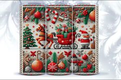 4 Christmas Seamless Tumbler Wrap 20 oz Product Image 4