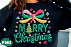 Merry Christmas Png Crochet Yarn Png Product Image 1