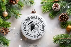 Milk And Cookies For Santa Svg, Christmas Cookies Svg. Product Image 10