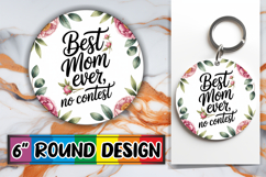 Whimsical Car Coaster Round, Mother's Day Product Image 1