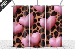 Lovely Hearts Tumbler Design | Valentine&#039;s Day Tumbler Wrap Product Image 1