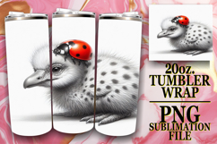 ENCHANTING SMILES 20oz TUMBLER WRAP, Cute Animals Product Image 1