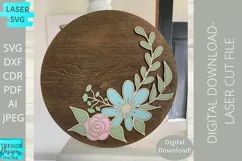 Maya Floral Laser svg, Nursery Glowforge Laser svg Product Image 2