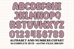 Polka Dot Vintage png Alphabet, polka dot letters doodle Product Image 5