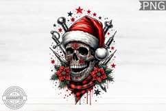 Christmas Skeleton Sublimation - Clipart PNG Bundle Product Image 8