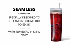 Heart Tumbler Sublimation | Skinny 20 oz | Halloween Product Image 2