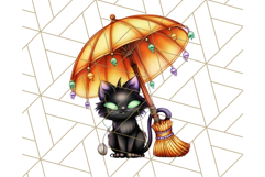 Summerween Beach Party Clipart PNG, Halloween Beach Art Product Image 3