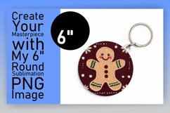 Creative Keychain Circle PNG Artwork , Holiday Product Image 1