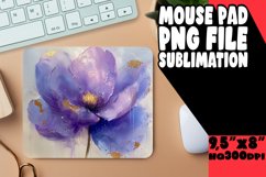 Springtime Bloom: 3D Floral Mouse Pad Designs Art PNG Product Image 1