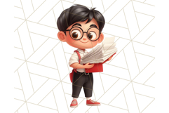 Boy Teacher PNG, Back to School Clipart, Classroom Decor Product Image 11