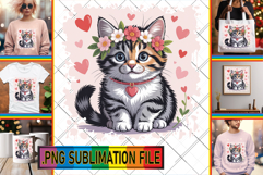 Whimsical TSHIRT Gift Ideas, Cat Valentin's Day Product Image 1