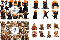 Cats Clipart Huge Bundle - 427 Png Bundle Product Image 2