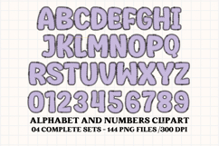Summer Colors Alphabet clipart, summer colors letters doodle Product Image 5