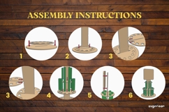 Graduation Money Cake Laser Cut | Glowforge | SVG Product Image 2