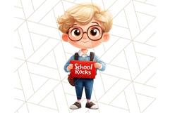 Boy Teacher Clipart PNG, Cute Male Teacher Illustration Product Image 3