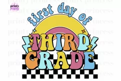 Third Grade Teacher png, First Day of School Sublimation png Product Image 1