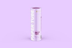 Closed Paper Tube Mockup 80x240mm Product Image 10