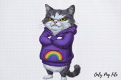Sarcastic Cat Quotes Sublimation, Sarcastic Quotes Png Product Image 2