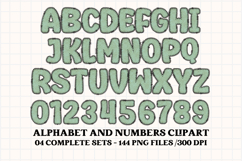Polka Dot Vintage png Alphabet, polka dot letters doodle Product Image 5