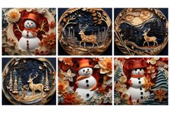 3D Christmas Tumbler Wrap | Christmas | Christmas Ornament Product Image 11