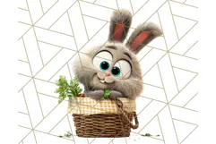 Pet Shop Clipart, Cute Big Eyed Animals, Kawaii Pets PNG Product Image 3