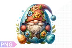 Easter Gnome Clipart ,Easter Clipart sublimation PNG Product Image 1