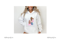 Mother &amp; Two Daughters Clipart Product Image 10