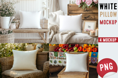 White Pillow Mockup,Mockup,Pillow Mockup Home Decor Designs Product Image 1