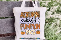 Autumn skies and pumpkin pies PNG Product Image 2