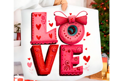 Love Heart Png, Valentine's Day Product Image 1