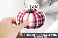 Halloween Pumpkin Sticker| Halloween Sticker PNG Design Product Image 1