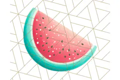Coral and Aqua Summer Clipart PNG Pastel Tropical Icons Product Image 3