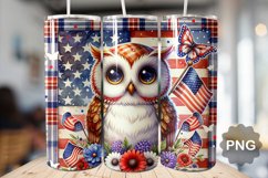 4th Of July Owl Tumbler Bundle - 30 Designs Product Image 12