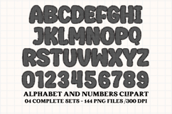 Honeybee Alphabet png clipart, honey bee letters doodle Product Image 5