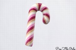Cute Pink Christmas Watercolor Clipart PNG Product Image 12