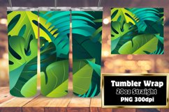 Bold Gradient Pattern Sublimation Tumbler Wrap Design 20oz Product Image 1